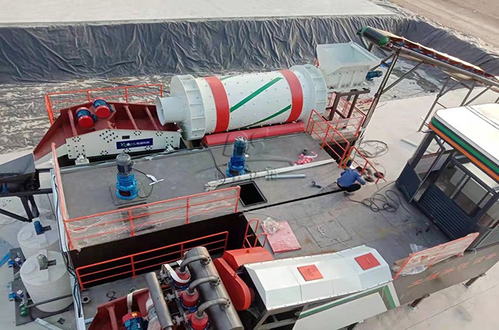 土壤淋洗设备修复现场